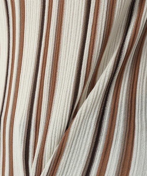 LOWRYS FARM(ローリーズファーム)の「マルチストライプパンツ 948020(その他パンツ・レディース・アイボリー/ブラック/ブラウン・FREE)」の5枚目の写真