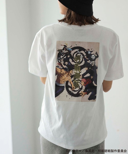 呪術廻戦（ジュジュツカイセン）の「【呪術廻戦】コラボプリントＴシャツ（Tシャツ/カットソー・レディース・チャコールグレー/ホワイト系その他/ブラック系その他/ホワイト系その他2・MEDIUM/LARGE/X-LARGE）」の3枚目の写真
