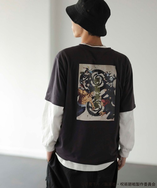 呪術廻戦（ジュジュツカイセン）の「【呪術廻戦】コラボプリントＴシャツ（Tシャツ/カットソー・レディース・チャコールグレー/ホワイト系その他/ブラック系その他/ホワイト系その他2・MEDIUM/LARGE/X-LARGE）」の20枚目の写真