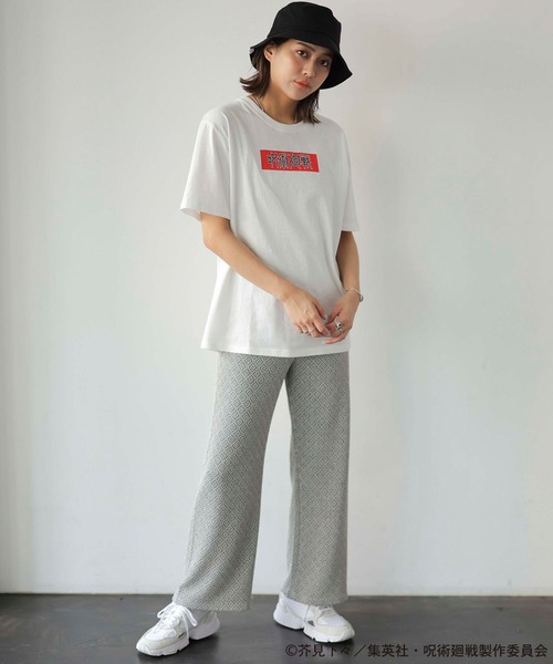 呪術廻戦（ジュジュツカイセン）の「【呪術廻戦】コラボプリントＴシャツ（Tシャツ/カットソー・レディース・チャコールグレー/ホワイト系その他/ブラック系その他/ホワイト系その他2・MEDIUM/LARGE/X-LARGE）」の14枚目の写真