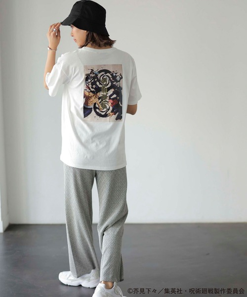 呪術廻戦（ジュジュツカイセン）の「【呪術廻戦】コラボプリントＴシャツ（Tシャツ/カットソー・レディース・チャコールグレー/ホワイト系その他/ブラック系その他/ホワイト系その他2・MEDIUM/LARGE/X-LARGE）」の19枚目の写真