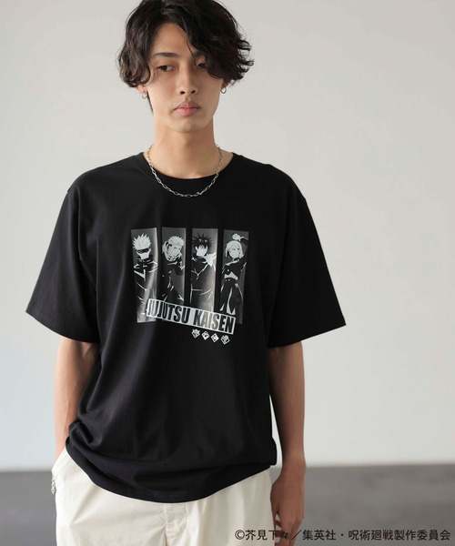 呪術廻戦（ジュジュツカイセン）の「【呪術廻戦】コラボプリントＴシャツ（Tシャツ/カットソー・レディース・チャコールグレー/ホワイト系その他/ブラック系その他/ホワイト系その他2・MEDIUM/LARGE/X-LARGE）」の6枚目の写真