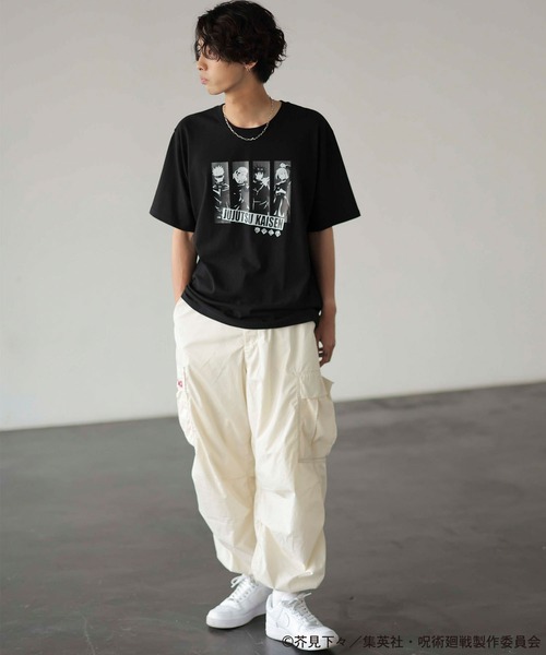 呪術廻戦（ジュジュツカイセン）の「【呪術廻戦】コラボプリントＴシャツ（Tシャツ/カットソー・レディース・チャコールグレー/ホワイト系その他/ブラック系その他/ホワイト系その他2・MEDIUM/LARGE/X-LARGE）」の10枚目の写真