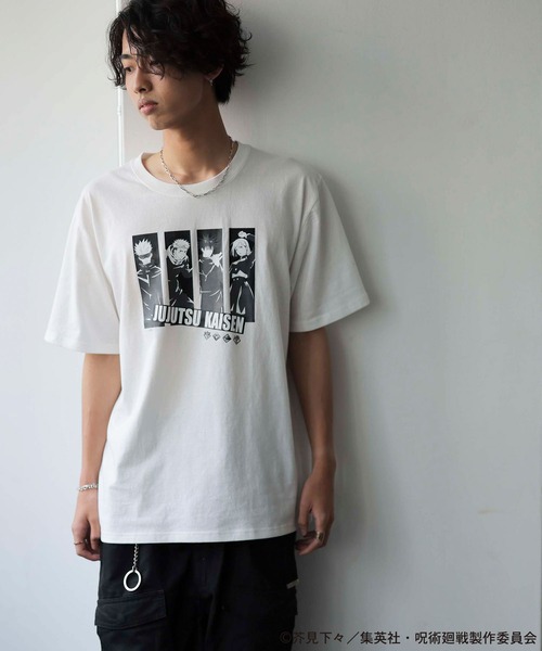 呪術廻戦（ジュジュツカイセン）の「【呪術廻戦】コラボプリントＴシャツ（Tシャツ/カットソー・レディース・チャコールグレー/ホワイト系その他/ブラック系その他/ホワイト系その他2・MEDIUM/LARGE/X-LARGE）」の22枚目の写真