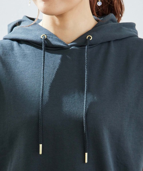 ROPE' PICNIC（ロペピクニック）の「【着丈が選べる】超長綿カットフーディ（パーカー・レディース・スミクロ/ベージュ系その他・38/40）」の14枚目の写真