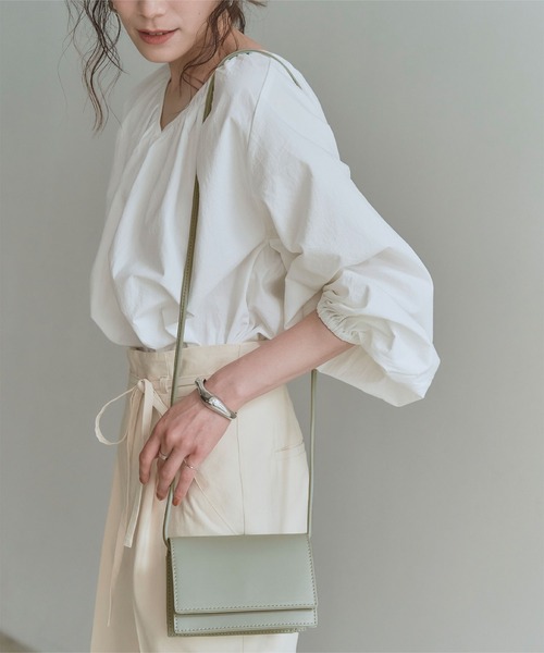 titivate(ティティベイト)の「スクエアミニポシェット(ショルダーバッグ・レディース・ブラウン/ホワイト/ブラック/ミント・FREE)」の8枚目の写真