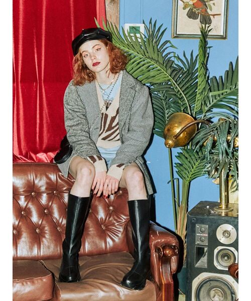 jouetie(ジュエティ)の「パワショルクレイジパターンジャケット(テーラードジャケット・レディース・ブラック/その他2/その他1・MEDIUM)」の11枚目の写真