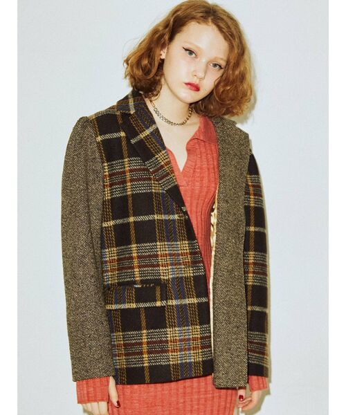 パワショルクレイジパターンジャケット