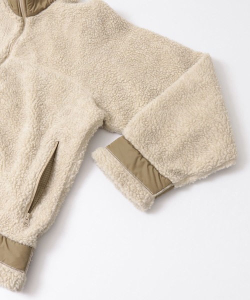 UNFIL(アンフィル)の「unfil wool pile boa fleece jacket(その他アウター・メンズ・ライトベージュ・4/5)」の5枚目の写真