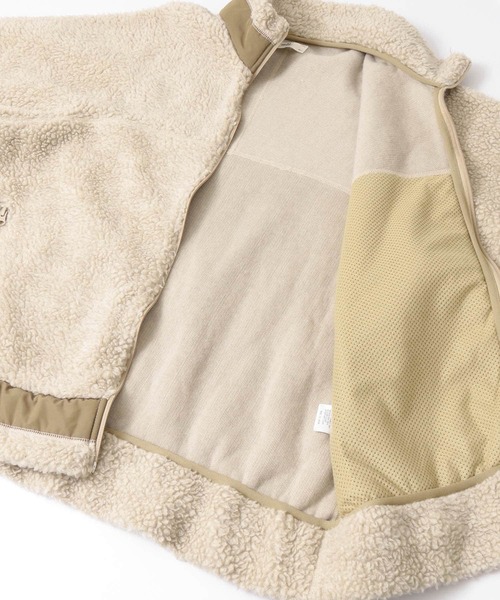 UNFIL(アンフィル)の「unfil wool pile boa fleece jacket(その他アウター・メンズ・ライトベージュ・4/5)」の7枚目の写真