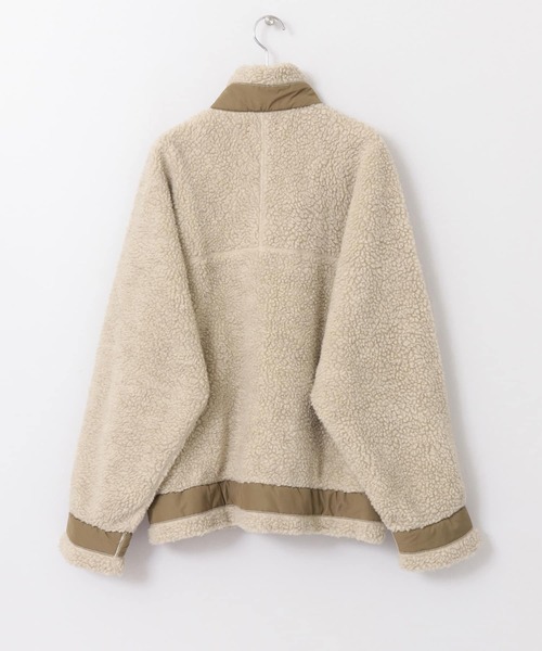 UNFIL(アンフィル)の「unfil wool pile boa fleece jacket(その他アウター・メンズ・ライトベージュ・4/5)」の11枚目の写真