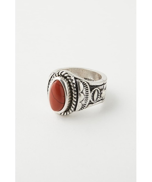 MOUSSY(マウジー)の「STONE リング(リング・レディース・ブラック/オレンジ・FREE)」の8枚目の写真