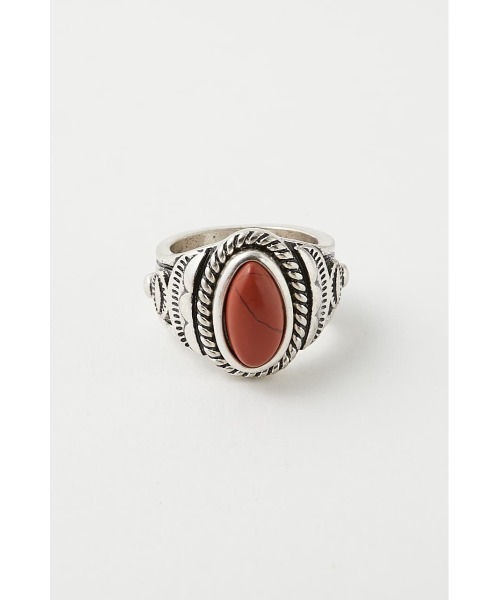 MOUSSY(マウジー)の「STONE リング(リング・レディース・ブラック/オレンジ・FREE)」の9枚目の写真