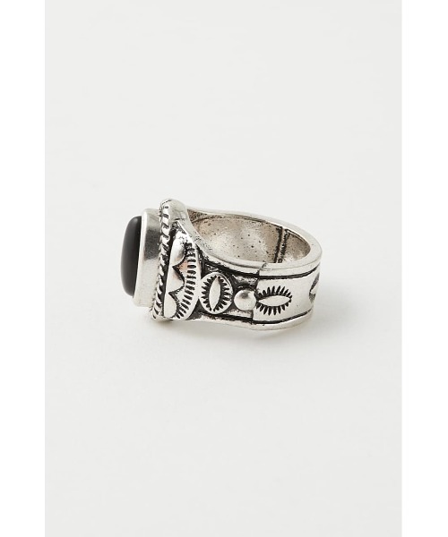 MOUSSY(マウジー)の「STONE リング(リング・レディース・ブラック/オレンジ・FREE)」の6枚目の写真