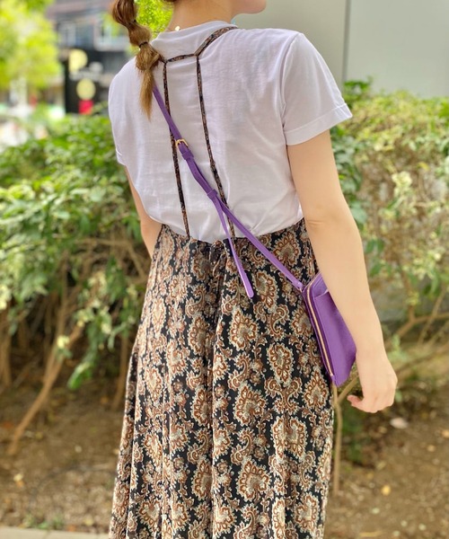 RIVE DROITE（リヴドロワ）の「ペイズリーシフォンキャミワンピース（ワンピース・レディース・ブラック/グリーン・FREE）」の10枚目の写真