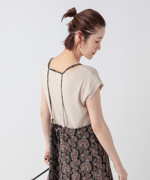 RIVE DROITE（リヴドロワ）の「ペイズリーシフォンキャミワンピース（ワンピース・レディース・ブラック/グリーン・FREE）」の17枚目の写真