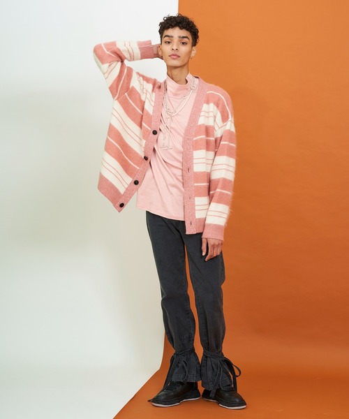 LiNoH(リノー)の「ベルテッドデニムパンツ/BELTED DENIM PANTS(デニムパンツ・メンズ・ブラック・1/2)」の7枚目の写真