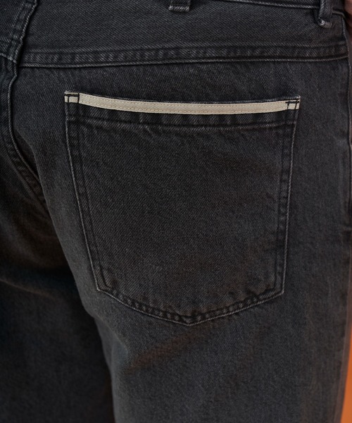 LiNoH(リノー)の「ベルテッドデニムパンツ/BELTED DENIM PANTS(デニムパンツ・メンズ・ブラック・1/2)」の22枚目の写真