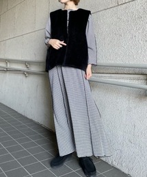 Kastane | ジャガードチェックパイピングキャミワンピース(ワンピース)