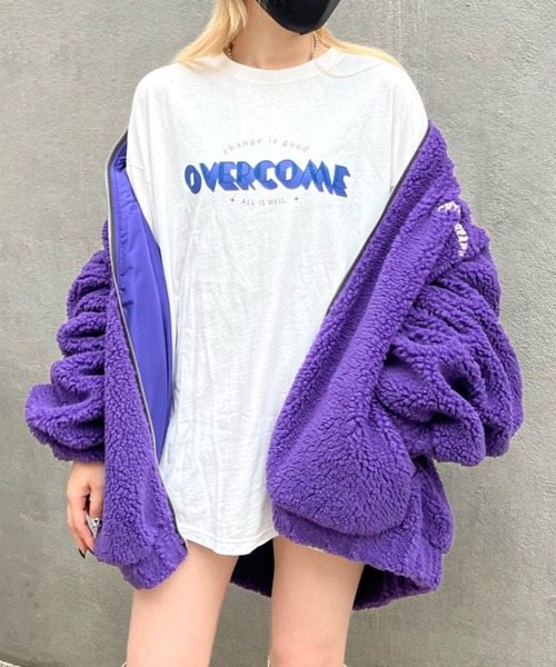 RASVOA(ラスボア)の「Old ロゴロンT(Tシャツ/カットソー・レディース・ブラック/ベージュ/ブルー・FREE)」の1枚目の写真