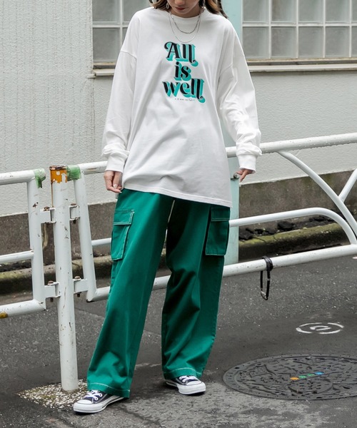 RASVOA(ラスボア)の「Old ロゴロンT(Tシャツ/カットソー・レディース・ブラック/ベージュ/ブルー・FREE)」の19枚目の写真