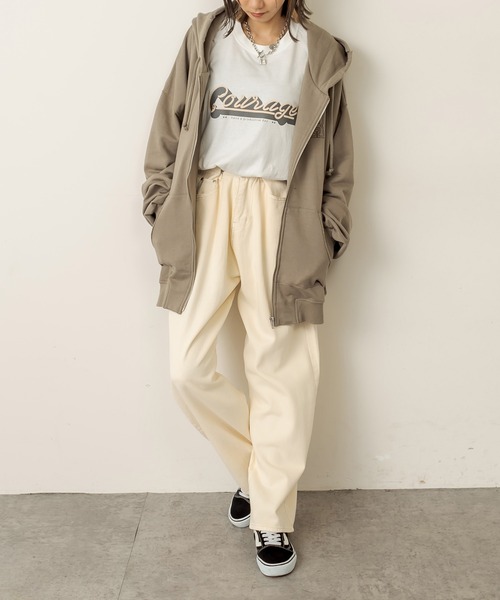 RASVOA(ラスボア)の「Old ロゴロンT(Tシャツ/カットソー・レディース・ブラック/ベージュ/ブルー・FREE)」の20枚目の写真