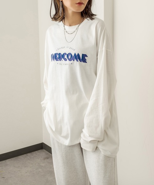 RASVOA(ラスボア)の「Old ロゴロンT(Tシャツ/カットソー・レディース・ブラック/ベージュ/ブルー・FREE)」の16枚目の写真