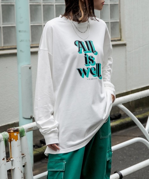 RASVOA(ラスボア)の「Old ロゴロンT(Tシャツ/カットソー・レディース・ブラック/ベージュ/ブルー・FREE)」の10枚目の写真