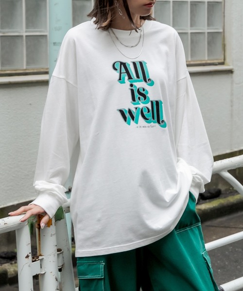 RASVOA(ラスボア)の「Old ロゴロンT(Tシャツ/カットソー・レディース・ブラック/ベージュ/ブルー・FREE)」の8枚目の写真