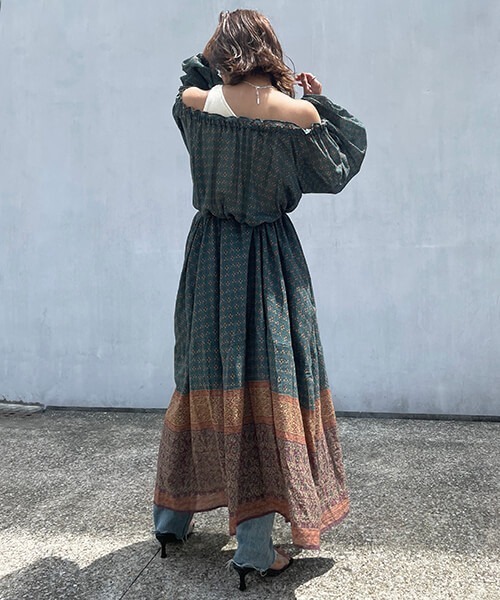エスニックオフショルop ワンピース Credona クレドナ のファッション通販 Zozotown