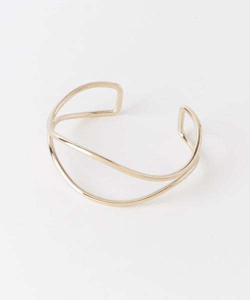 URBAN RESEARCH DOORS(アーバンリサーチドアーズ)の「ダブルラインバングル(ブレスレット・レディース・シルバー/ゴールド・ONE)」の4枚目の写真