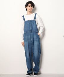 Lee（リー）の「Lee(リー)デニムオーバーオール/サロペット（サロペット/オーバーオール・メンズ）」