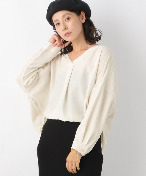 LEPSIM(レプシィム)の「アソートTブラウス 215053(シャツ/ブラウス・レディース・オフホワイト/ネイビー/ブラック/グリーン・FREE)」の2枚目の写真