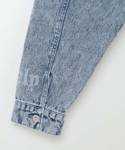 VENCEEXCHANGE（ヴァンスエクスチェンジ）の「プリントGジャン（デニムジャケット・メンズ・ブラック/ブルー・M/L）」の8枚目の写真