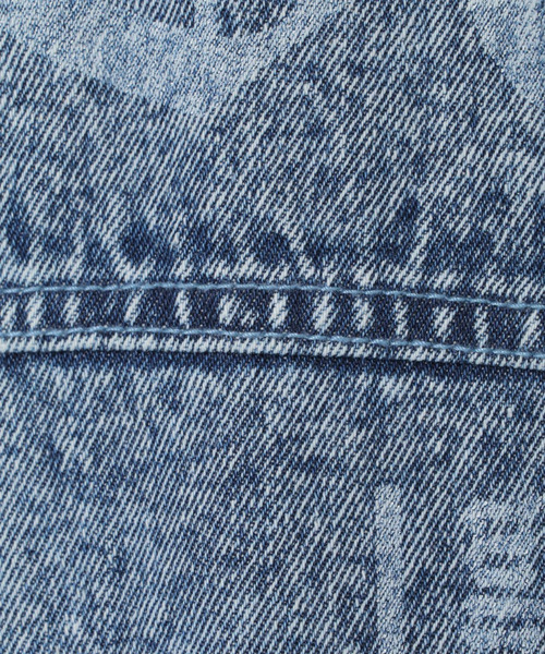 VENCEEXCHANGE（ヴァンスエクスチェンジ）の「プリントGジャン（デニムジャケット・メンズ・ブラック/ブルー・M/L）」の12枚目の写真