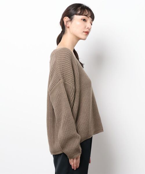 H/B VNECK KNIT/Vネックニット