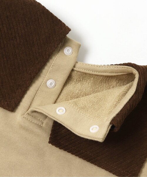 apres les cours（アプレレクール）の「WEB限定 フラワー刺繍衿付きトレーナー（スウェット・キッズ・アイボリー/キャメル・90/100/110/120/80/130）」の14枚目の写真