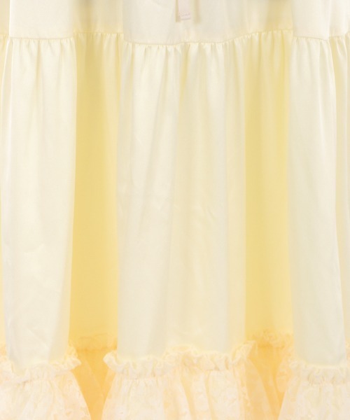 axes femme（アクシーズファム）の「レースフリルミディペチＳＫ（スカート・レディース・ホワイト/ブラック/キナリ・MEDIUM）」の14枚目の写真