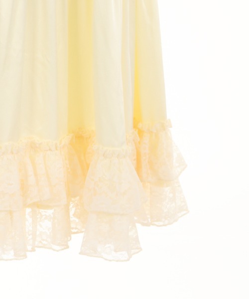 axes femme（アクシーズファム）の「レースフリルミディペチＳＫ（スカート・レディース・ホワイト/ブラック/キナリ・MEDIUM）」の16枚目の写真