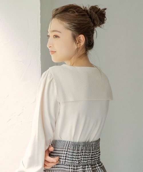【タグ付き未使用】WILLSELECTION ニット長袖 WILLSELECTION（ウィルセレクション）の「長袖セーラーリボン