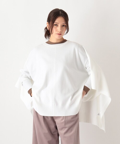 セール 2wayポンチョ風ニット ニット セーター Soup スープ のファッション通販 Zozotown