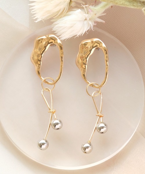 sfy(スフィ)の「ゴールドオーナメントピアス/gold ornament(ピアス(両耳用)・レディース・イエローゴールド・FREE)」の3枚目の写真