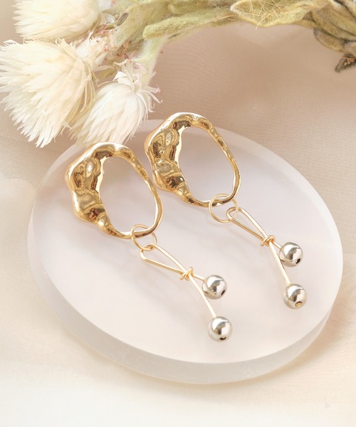 sfy(スフィ)の「ゴールドオーナメントピアス/gold ornament(ピアス(両耳用)・レディース・イエローゴールド・FREE)」の5枚目の写真