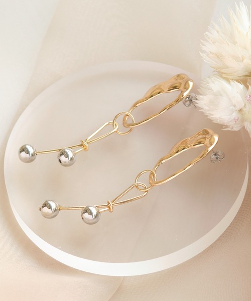 sfy(スフィ)の「ゴールドオーナメントピアス/gold ornament(ピアス(両耳用)・レディース・イエローゴールド・FREE)」の4枚目の写真
