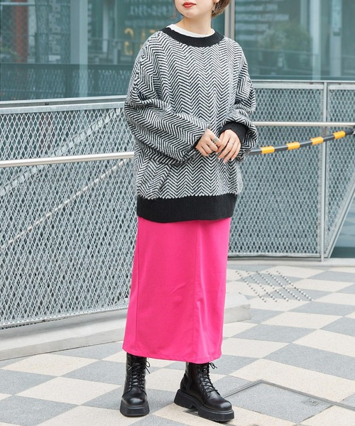 byYOUANCE(バイユアンス)の「2WAYオーバーサイズカーディガン(カーディガン/ボレロ・レディース・その他2/その他1/ブルー/アニマル/グレー/パープル/ブラック/パープル系その他5/グリーン/ブルー系その他5/その他3/レッド系その他5/マルチ/グレー系その他5/ベージュ系その他5・FREE)」の20枚目の写真