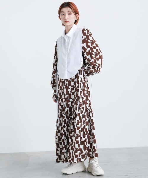 select MOCA（セレクトモカ）の「マルチウェイレイヤードシャツ（シャツ/ブラウス・レディース・オフホワイト/サックスブルー/ペールイエロー・FREE）」の8枚目の写真