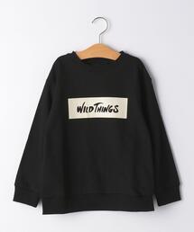 WILD THINGS（ワイルドシングス）の「【別注】＜WILD THINGS（ワイルドシングス）＞TJ EX 裏毛プルオーバー120cm-130cm  BK/M.GRY（スウェット・キッズ）」