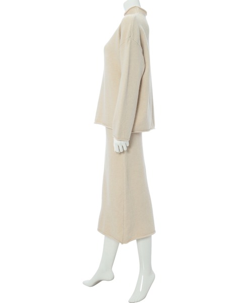 fifth（フィフス）の「プチハイふんわりニットセットアップ（セットアップ・レディース・アイボリー/イエロー/ブラック・MEDIUM）」の9枚目の写真