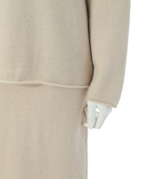 fifth（フィフス）の「プチハイふんわりニットセットアップ（セットアップ・レディース・アイボリー/イエロー/ブラック・MEDIUM）」の8枚目の写真