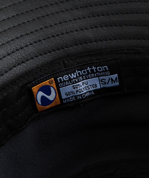 newhattan（ニューハッタン）の「newhattan ニューハッタン フェイクレザーバケットハット（ハット・メンズ・ブラック/ベージュ/ブラウン/チャコール・S/L）」の19枚目の写真